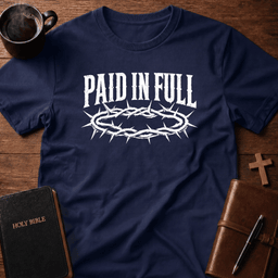 Paid Crown T Shirt Gift For Christian