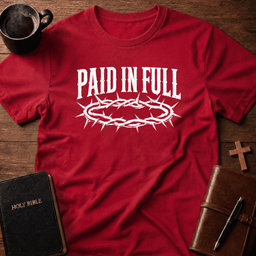 Paid Crown T Shirt Gift For Christian