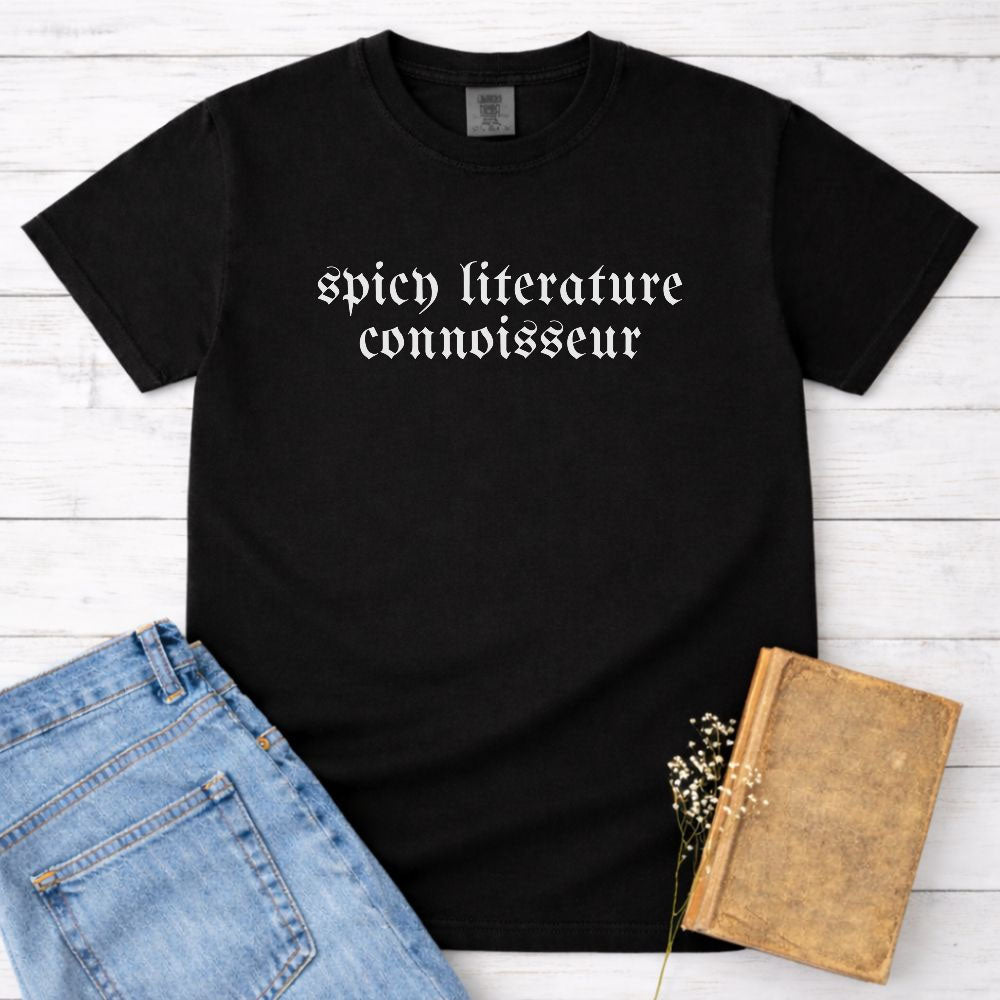Spicy Literature Connoisseur Shirt T Shirt Gift For Cat Lover