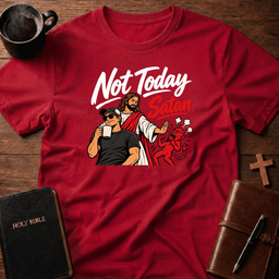 Not Today T Shirt Gift For Christian