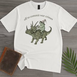 War Criminal Frog T Shirt Gift For Frog Lover