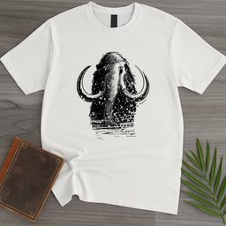 Woolly Mammoth Winter King T Shirt Gift For Nature Lover