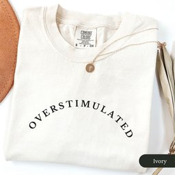 Overstimulated Curve Shirt T Shirt Gift For Cat Lover