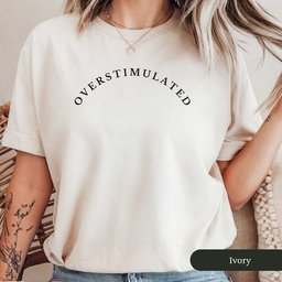Overstimulated Curve Shirt T Shirt Gift For Cat Lover