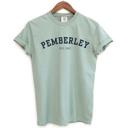 Pemberley Varsity Shirt Pride And Prejudice T Shirt Gift For Cat Lover