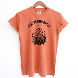 Read Banned Books Skelly Shirt T Shirt Gift For Cat Lover