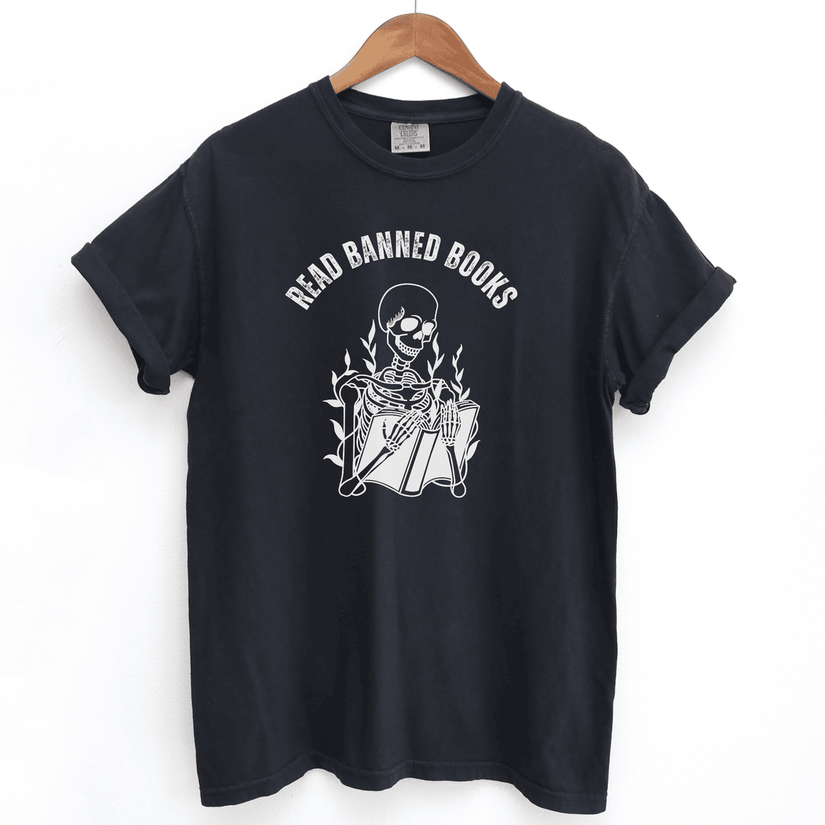 Read Banned Books Skelly Shirt T Shirt Gift For Cat Lover