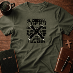 Crossed Out T Shirt Gift For Christian