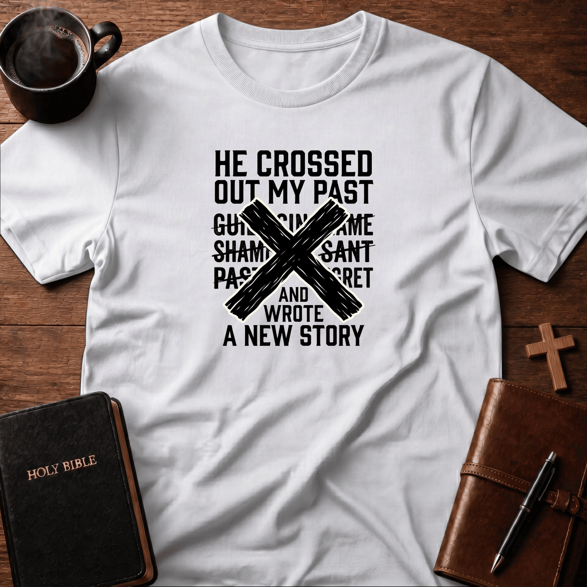 Crossed Out T Shirt Gift For Christian