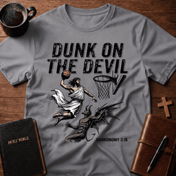 Dunk On Devil T Shirt Gift For Christian