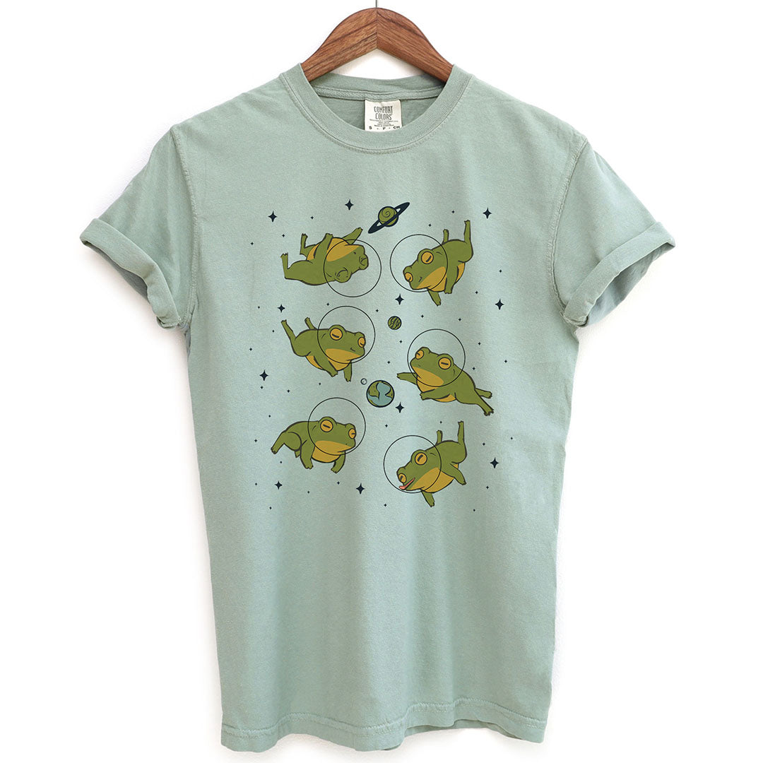 Space Frogs Shirt T Shirt Gift For Frog Lover