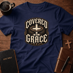 Covered By T Shirt Gift For Christian