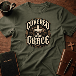 Covered By T Shirt Gift For Christian