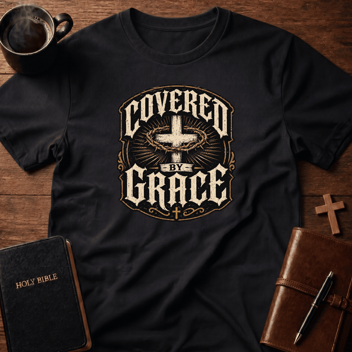 Covered By T Shirt Gift For Christian