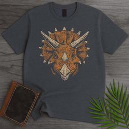 Vintage Cretaceous Triceratops Charge T Shirt Gift For Dinosaur Lover