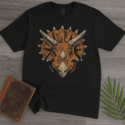 Vintage Cretaceous Triceratops Charge T Shirt Gift For Dinosaur Lover