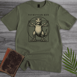 Vitruvian Rex T Shirt Gift For Nature Lover