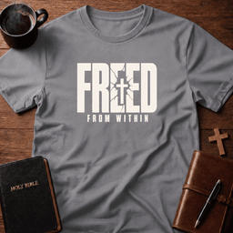 Freed From T Shirt Gift For Christian