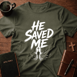 He Saved Me T Shirt Gift For Christian