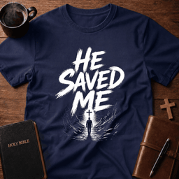 He Saved Me T Shirt Gift For Christian