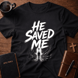 He Saved Me T Shirt Gift For Christian