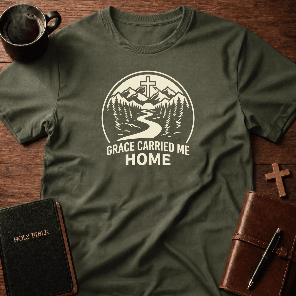 Carried Me T Shirt Gift For Christian