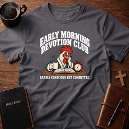 Early Morning T Shirt Gift For Christian