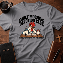 Early Morning T Shirt Gift For Christian