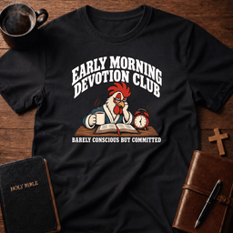 Early Morning T Shirt Gift For Christian