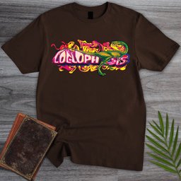 Triassic Melt Coelophysis Pink T Shirt Gift For Nature Lover