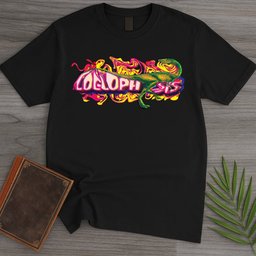 Triassic Melt Coelophysis Pink T Shirt Gift For Nature Lover