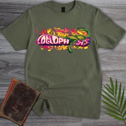 Triassic Melt Coelophysis Pink T Shirt Gift For Nature Lover