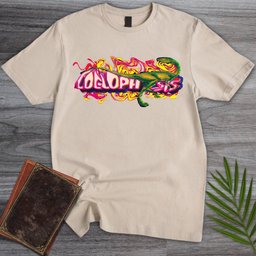 Triassic Melt Coelophysis Pink T Shirt Gift For Nature Lover