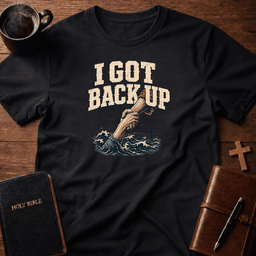 Back Up T Shirt Gift For Christian