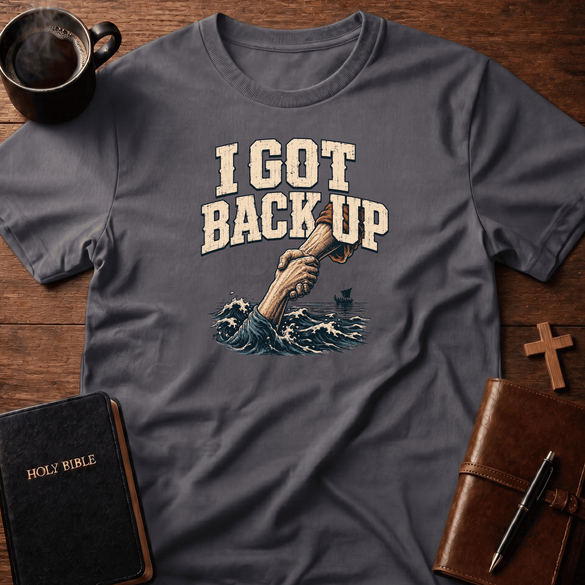 Back Up T Shirt Gift For Christian