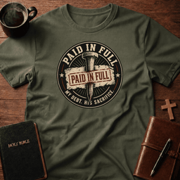 Paid T Shirt Gift For Christian