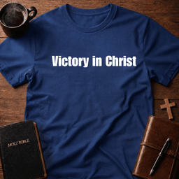 Victory In T Shirt Gift For Christian