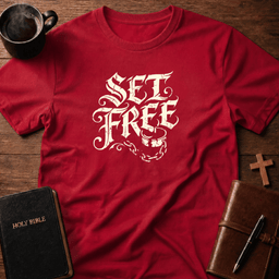 Set Free T Shirt Gift For Christian