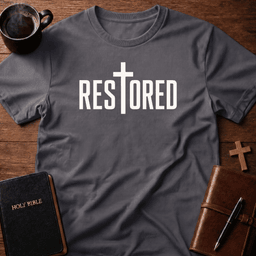 Restored T Shirt Gift For Christian