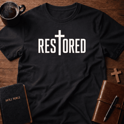 Restored T Shirt Gift For Christian