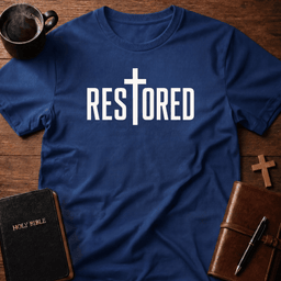 Restored T Shirt Gift For Christian