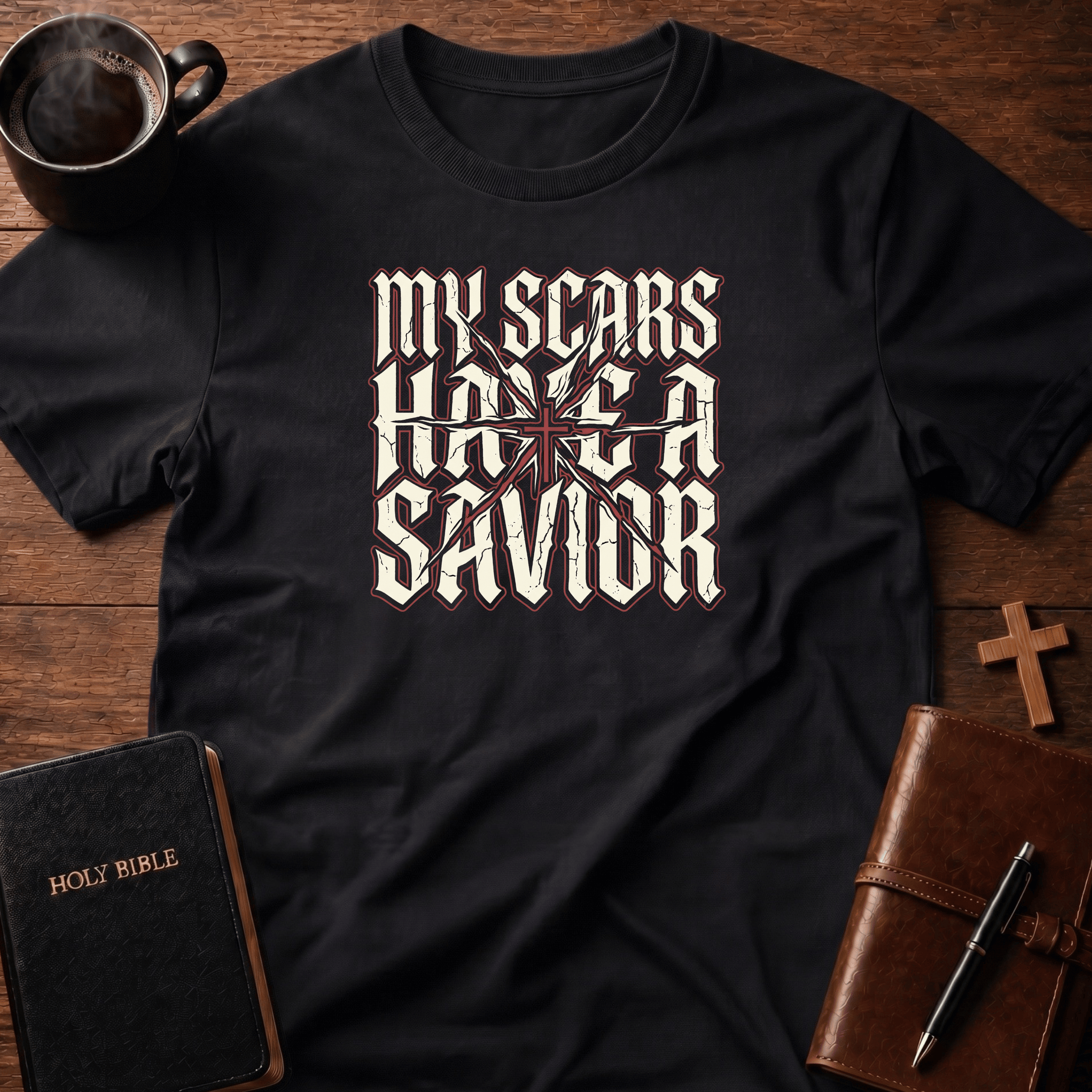 Scars Savior T Shirt Gift For Christian