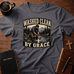 Washed T Shirt Gift For Christian