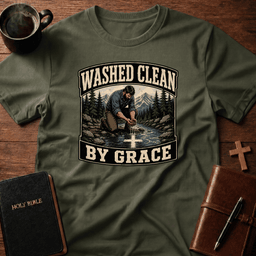 Washed T Shirt Gift For Christian