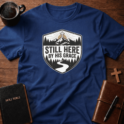 Still Here T Shirt Gift For Christian
