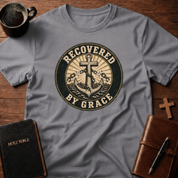 Recovered T Shirt Gift For Christian