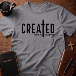 With Purpose T Shirt Gift For Christian