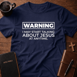 Warning I May T Shirt Gift For Christian