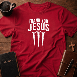 Thank You T Shirt Gift For Christian