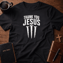 Thank You T Shirt Gift For Christian